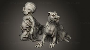 Figurines simple (Monsters Mimetic mon ec, STKPR_4094) 3D models for cnc