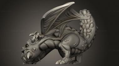 Figurines simple (Dragon Vault Raid Zulu The Young One, STKPR_4123) 3D models for cnc