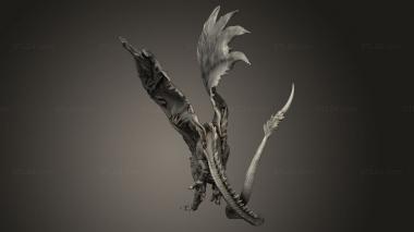 Figurines simple (Dragons Sivax, STKPR_4141) 3D models for cnc