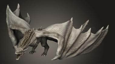 Figurines simple (Drogon poly, STKPR_4149) 3D models for cnc