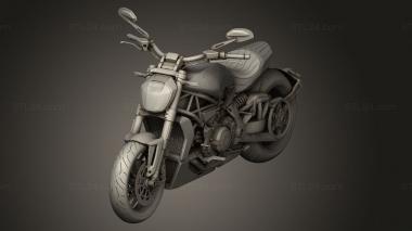 Figurines simple (Ducati Diavel, STKPR_4159) 3D models for cnc