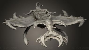 Figurines simple (Fantasy Avril chaos tzeentch devil fish, STKPR_4321) 3D models for cnc