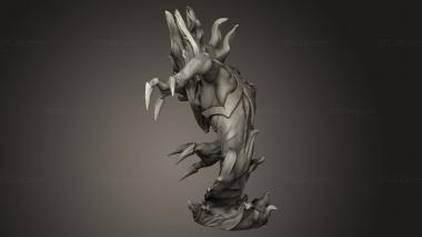 Figurines simple (Fantasy Avril chaos tzeentch flametzeet, STKPR_4322) 3D models for cnc