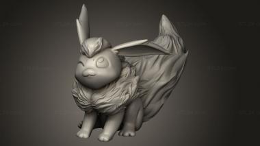 Figurines simple (FLAREON STANDALONE, STKPR_4383) 3D models for cnc