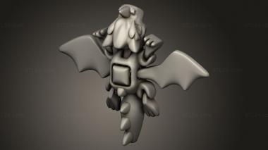 Figurines simple (Flexibles Dragon Simple, STKPR_4422) 3D models for cnc