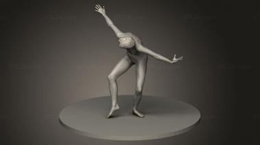 Figurines simple (Dancing, STKPR_4447) 3D models for cnc