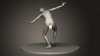 Figurines simple (Dancing, STKPR_4447) 3D models for cnc