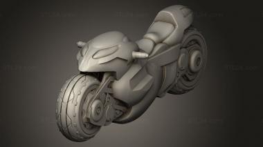 Figurines simple (FUKI MOMBASA CYBERBIKES CYBERBIKE G BIKE DOUBLE SEATER, STKPR_4462) 3D models for cnc