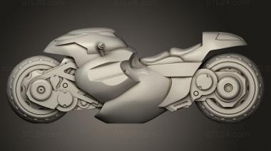 Figurines simple (FUKI MOMBASA CYBERBIKES CYBERBIKE G BIKE DOUBLE SEATER, STKPR_4462) 3D models for cnc