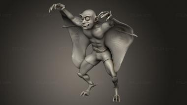 Figurines simple (Gargoyle lex, STKPR_4491) 3D models for cnc