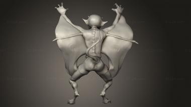 Figurines simple (Gargoyle lex, STKPR_4491) 3D models for cnc