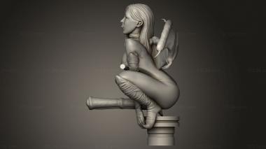 Figurines simple (gargoyle sexy futa gg, STKPR_4510) 3D models for cnc