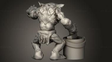 Figurines simple (Gorguts Paint Goblins Goblin, STKPR_4514) 3D models for cnc