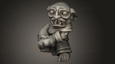 Figurines simple (Goblin headers Duncan Shadow, STKPR_4560) 3D models for cnc