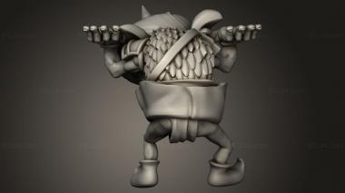 Figurines simple (Goblin Hunter PO, STKPR_4563) 3D models for cnc