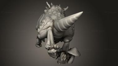 Figurines simple (Goblin Knights Ticksaur, STKPR_4570) 3D models for cnc