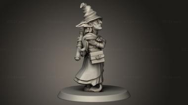 Figurines simple (goblin wizard, STKPR_4580) 3D models for cnc