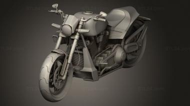 Figurines simple (Harley Davidson, STKPR_4676) 3D models for cnc