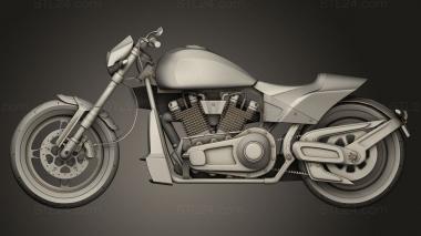 Figurines simple (Harley Davidson, STKPR_4676) 3D models for cnc