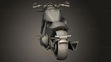 Figurines simple (Harley Davidson, STKPR_4676) 3D models for cnc