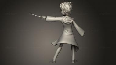 Figurines simple (harry potter coat, STKPR_4682) 3D models for cnc