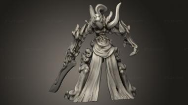 Figurines simple (Hell Dread Knight, STKPR_4705) 3D models for cnc