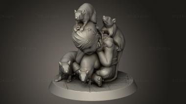 Figurines simple (Heroes Beasts torture kid, STKPR_4723) 3D models for cnc