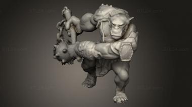 Figurines simple (Ogre Warhulk, STKPR_4742) 3D models for cnc