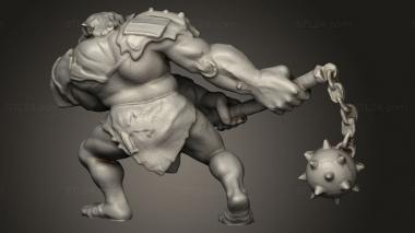 Figurines simple (Ogre Warhulk, STKPR_4742) 3D models for cnc