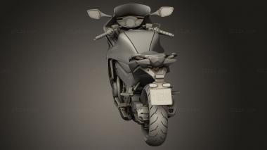 Figurines simple (Honda CRF Africa Twin ABS VFR, STKPR_4776) 3D models for cnc