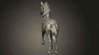 Figurines simple (HORSE, STKPR_4781) 3D models for cnc