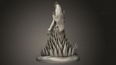 Figurines simple (Ice Queen Decorative, STKPR_4800) 3D models for cnc