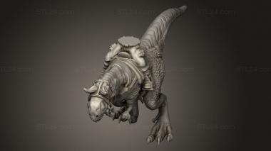 Figurines simple (Gargoyle Dino Riders, STKPR_4803) 3D models for cnc