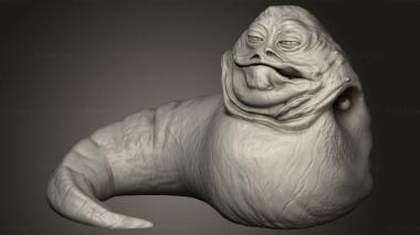 Figurines simple (Jabba Diorama Main, STKPR_4845) 3D models for cnc