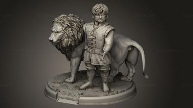 Figurines simple (LANNISTER, STKPR_4988) 3D models for cnc