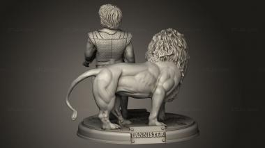 Figurines simple (LANNISTER, STKPR_4988) 3D models for cnc