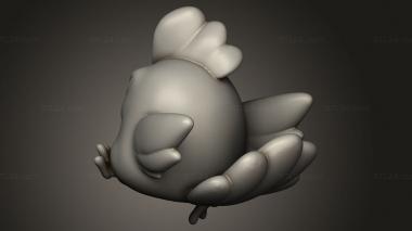 Figurines simple (Link Zelda Wild Chick, STKPR_5020) 3D models for cnc