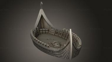 Figurines simple (Longship al Deck Back, STKPR_5029) 3D models for cnc