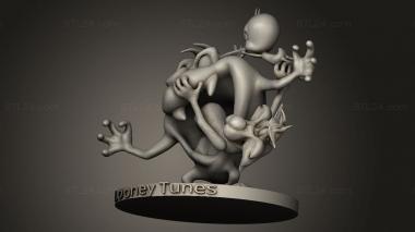 Figurines simple (Looney Tunes tones, STKPR_5030) 3D models for cnc