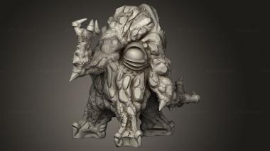 Figurines simple (Mega age The Colossal Dungeon Dweller Classics Zorn, STKPR_5121) 3D models for cnc