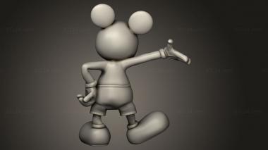 Figurines simple (mickey, STKPR_5141) 3D models for cnc