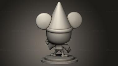 Figurines simple (MICKEY Mouse Badass, STKPR_5143) 3D models for cnc