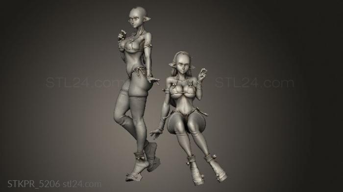 Figurines simple (STKPR_5206) 3D models for cnc