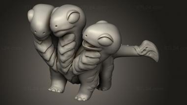 Figurines simple (Hydra, STKPR_5280) 3D models for cnc