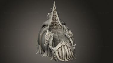 Figurines simple (Brains and Tentacles Transformation Pod, STKPR_5362) 3D models for cnc