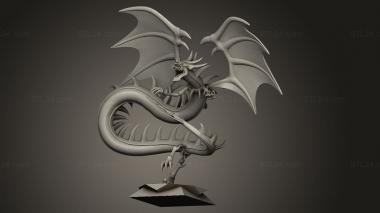 Figurines simple (Osiris Slifer the Sky Dragon, STKPR_5442) 3D models for cnc