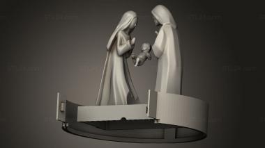 Figurines simple (Pesebre con luz ARCO NUEVO, STKPR_5479) 3D models for cnc