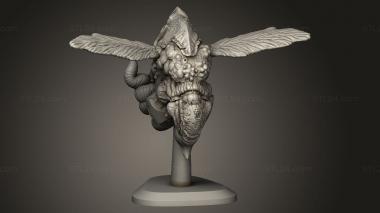 Figurines simple (Plague Drone Fly, STKPR_5512) 3D models for cnc