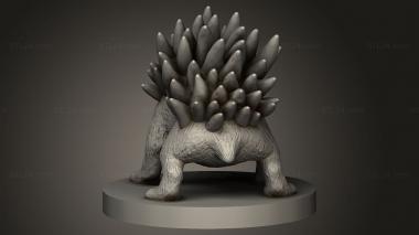 Figurines simple (Porcupine, STKPR_5558) 3D models for cnc