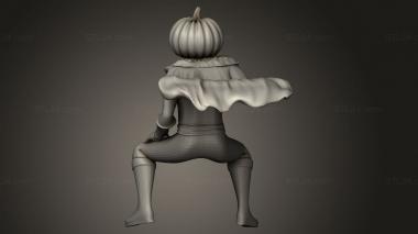 Figurines simple (Pumpkin Rider only, STKPR_5589) 3D models for cnc